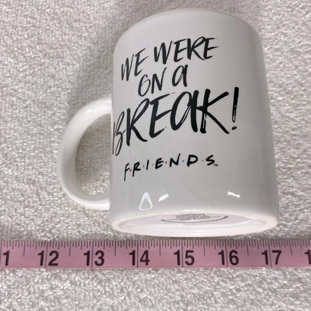 Modern Gourmet Foods Stoneware FRIENDS We Were On A Break Mug  Coffee Cup - Picture 8 of 9
